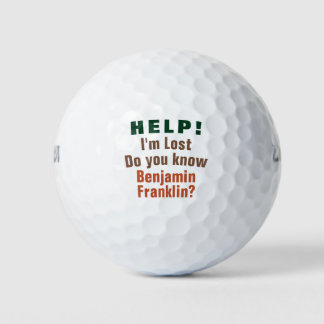 Help I Lost | Funny personalised customizable Name Golf Balls