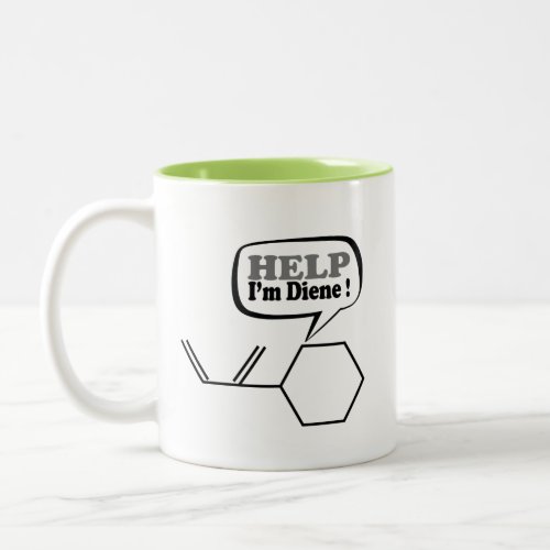 Help Im diene funny Chemistry Two_Tone Coffee Mug