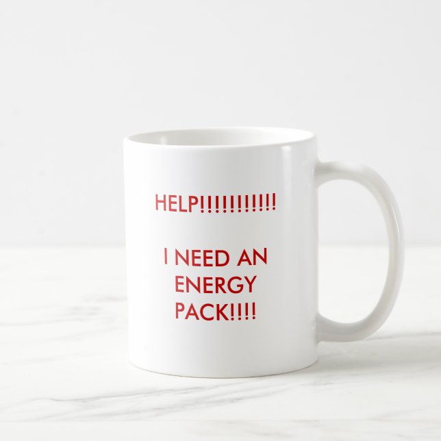HELP!!!!!!!!!!!I NEED AN ENERGY PACK!!!! COFFEE MUG (Right)
