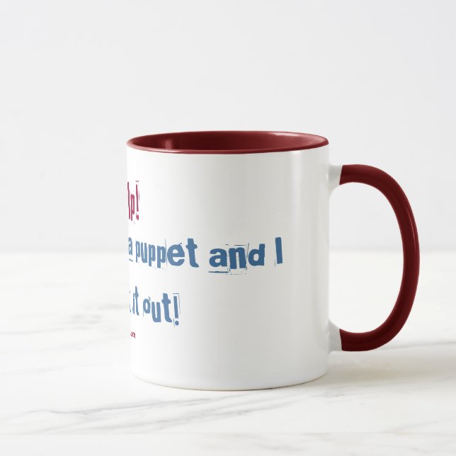 Help!, I put my hand in a puppet and I can't ge... Mug (Right)