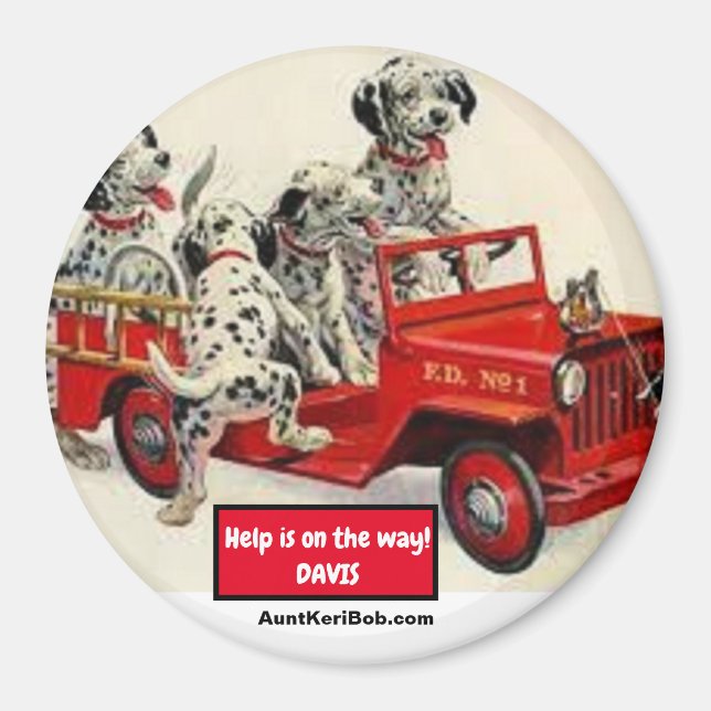 Help is on the way! DAVIS Magnet (Front)