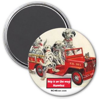 Help is on the way! Hannibal Belle Magnet
