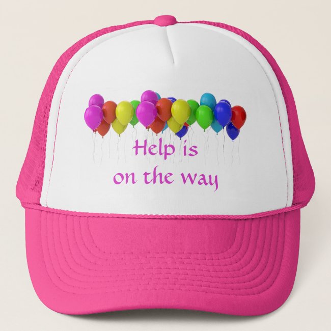 Help is on the Way Rainbow Balloon Hat