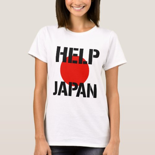Help Japan _ T_Shirt