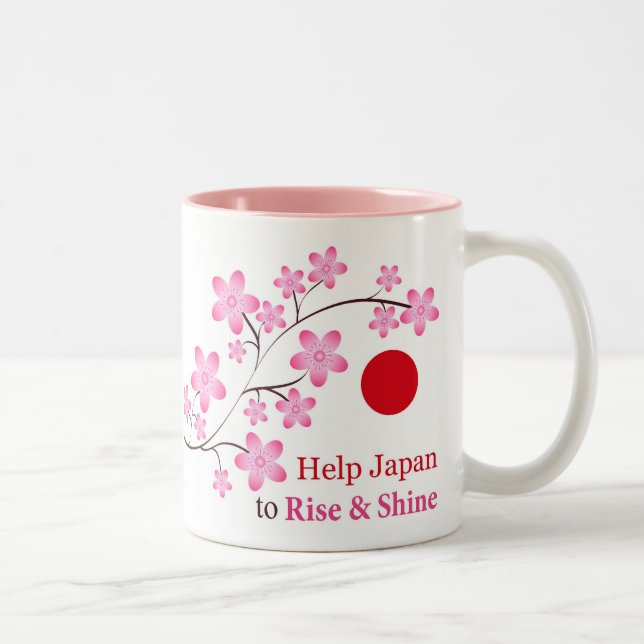 Help Japan Two-Tone Coffee Mug (Right)