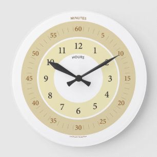 Help kids learn how to tell time large clock