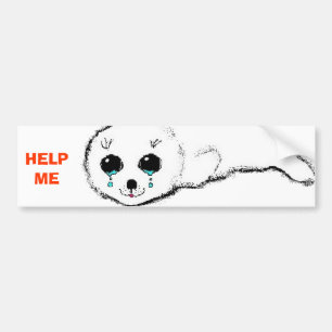 HELP ME BUMPER STICKER
