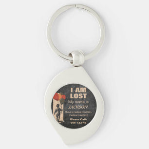 Help Me Get Home – Custom Medical & Safety ID Tag Keychain