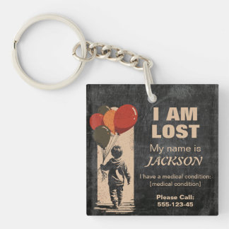 Help Me Get Home – Custom Medical & Safety ID Tag Keychain