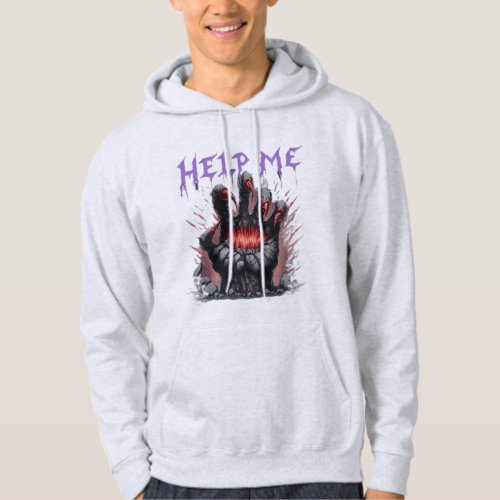 Help Me HoodieMens Basic Hooded Sweatshirt