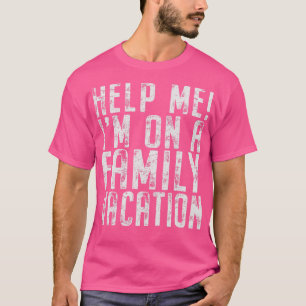 Help Me Im On A Family Vacation Road Trip Retro T-Shirt