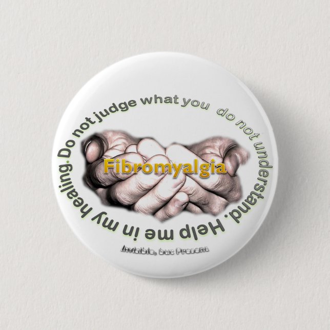 Help Me In My Healing Pinback Button (Front)