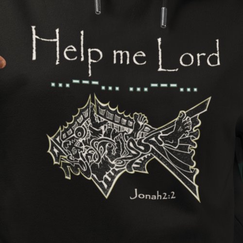 Help Me Lord Jonah and the Whale or Fish T_Shirt