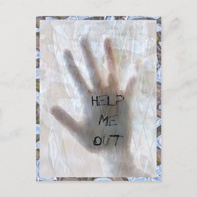 Help Me Out Customizable  Postcard (Front)