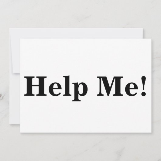 Help Me Sign (Front)