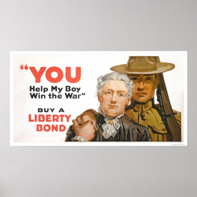 Help my Boy Win the War - Buy a Liberty Bond Poster (Front)