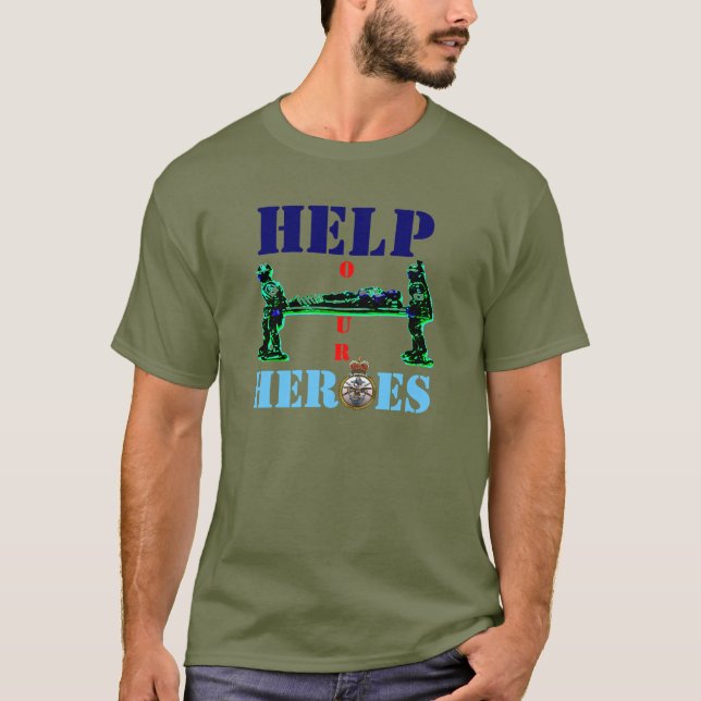 Help Our Heroes T-shirt (Front)