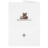 Help Owl Find the Coffee - Blank Inside Cards (Back)