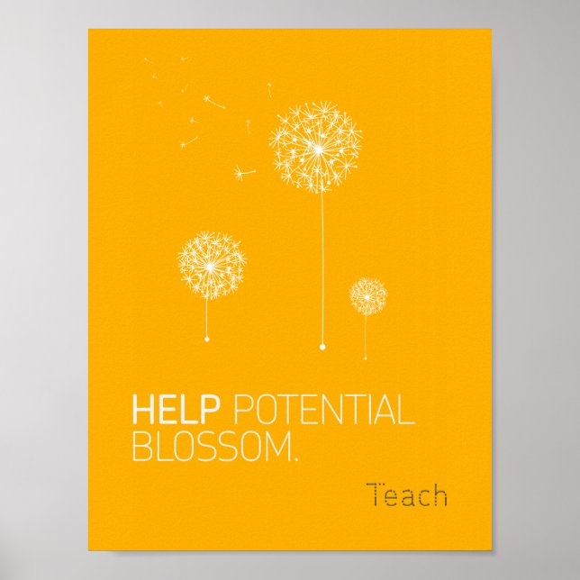 Help Potential Blossom Poster (Front)