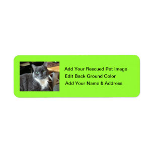 "Help Rescue The Animals Here" Label