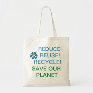 Help save our planet! tote bag