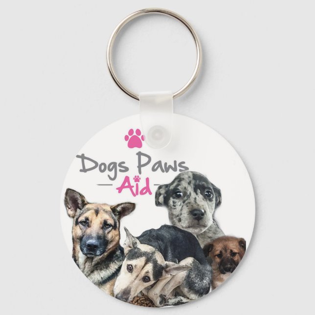 Help save the dogs with this lovely key ring (Front)