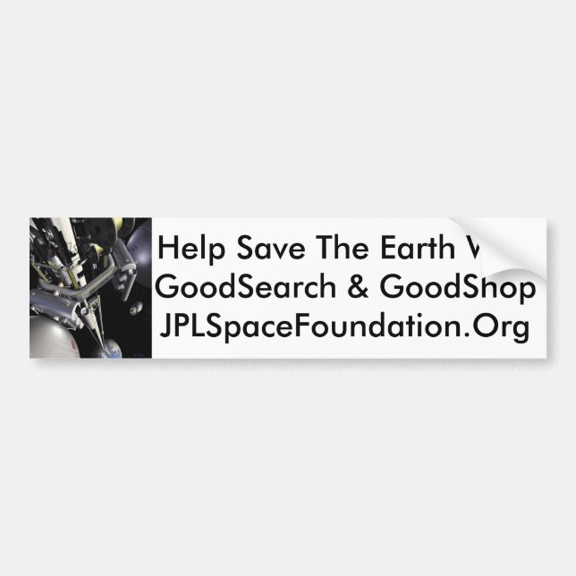 Help Save The Earth Bumper Sticker (Front)