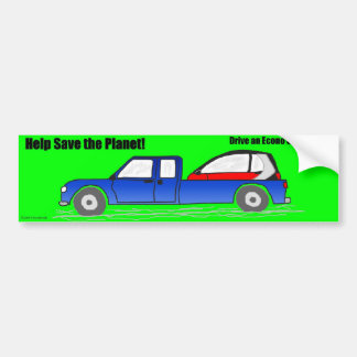 Help save the planet bumper sticker