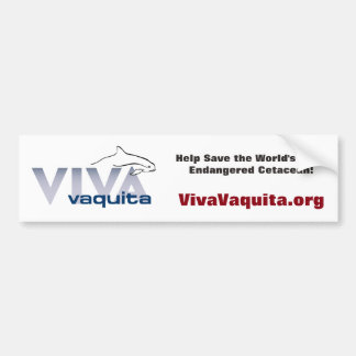 Help Save the Vaquita! Bumper Sticker