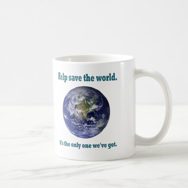Help save the world Mug (Right)