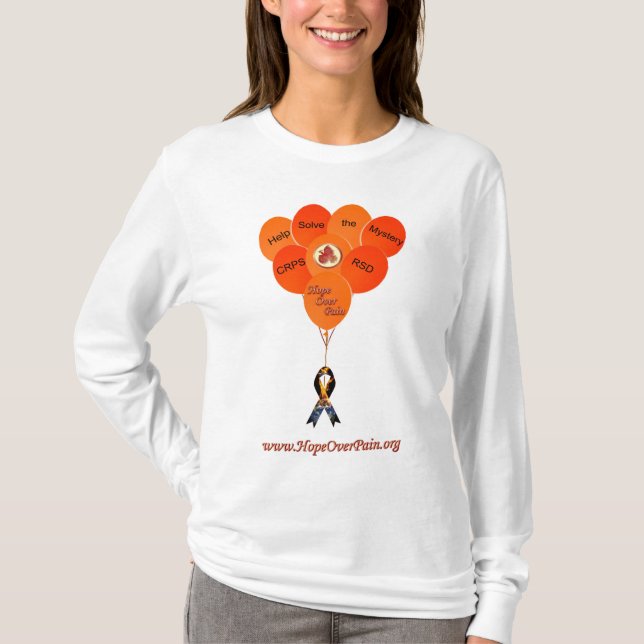 Help Solve the Mystery CRPS RSD Balloons Hoodie T-Shirt (Front)