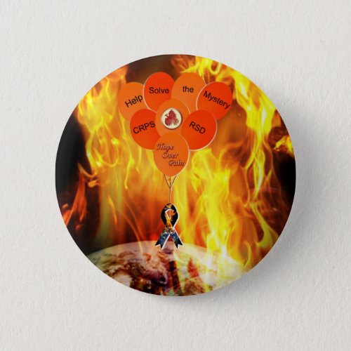 Help Solve the Mystery CRPS RSD Hope Over Pain Bal Button