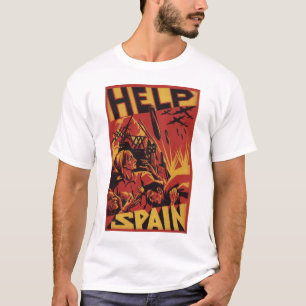 Help Spain (1937)_Propaganda Poster T-Shirt