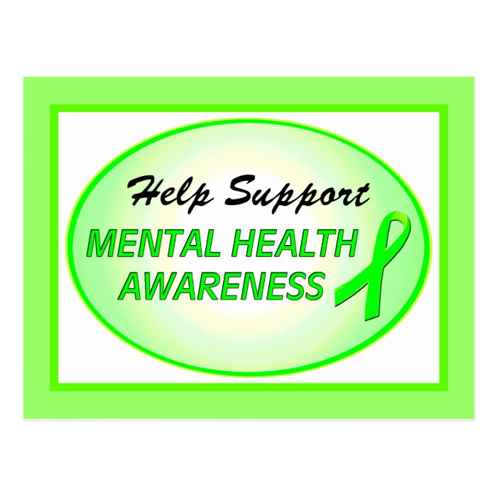 "Help Support Mental Health Awareness" Postcards