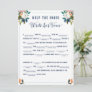 Help the Bride Write Her Vows Bridal Shower Game Invitation