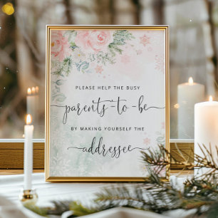 Help the Busy Parents Address an Envelope Poster