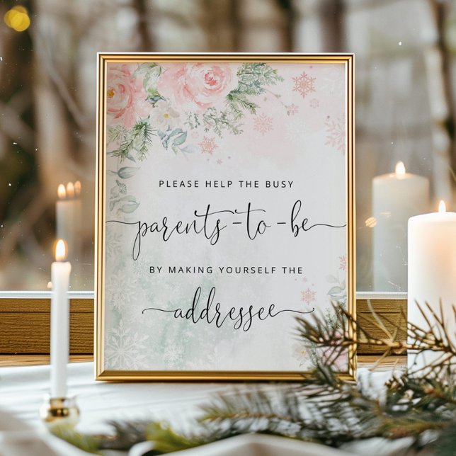 Help the Busy Parents Address an Envelope Poster (Creator Uploaded)