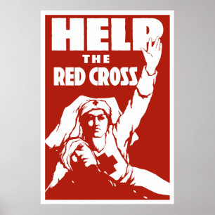 Help The Red Cross Poster