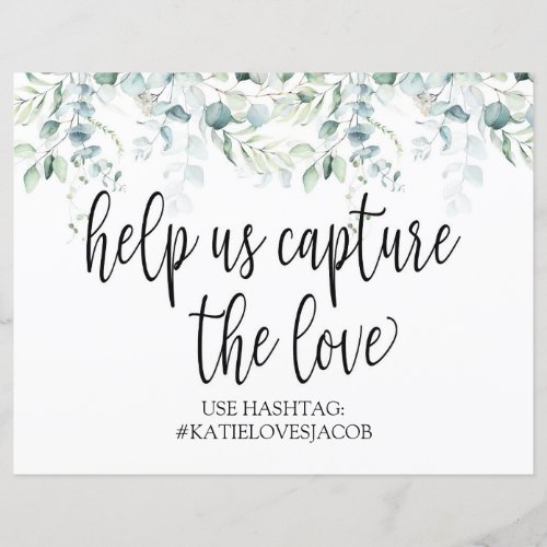 Help Us Capture the Love _ Eucalyptus Wedding