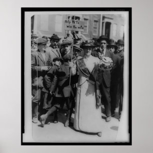 Help Us To Win The Vote Women's Suffrage Poster