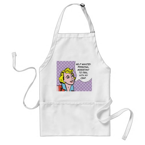 Help Wanted Comic Book Apron