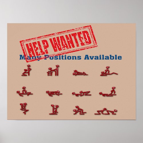 help wanted funny poster design