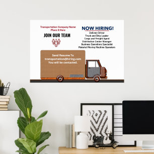 Help Wanted Now Hiring Jobs Personalize  Poster