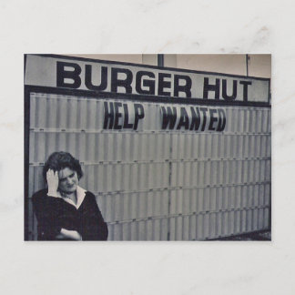 Help Wanted Postcard