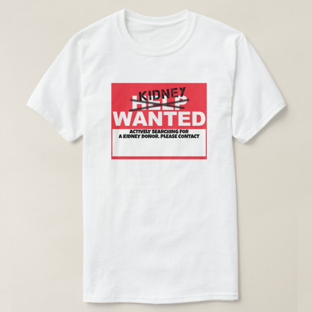 Help Wanted T-Shirt (Design Front)