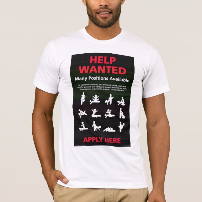 Help Wanted T-Shirt (Front)