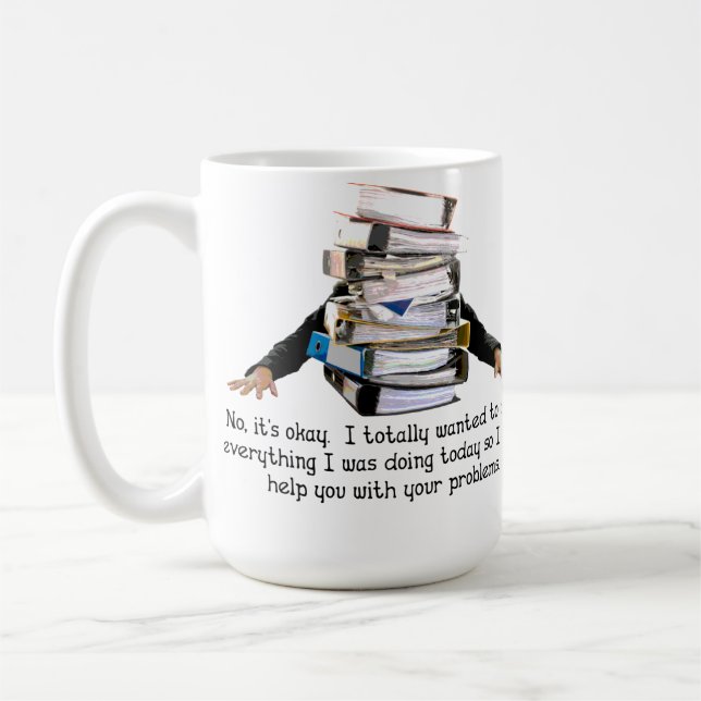 Help With Your Problems Funny Mug (Left)