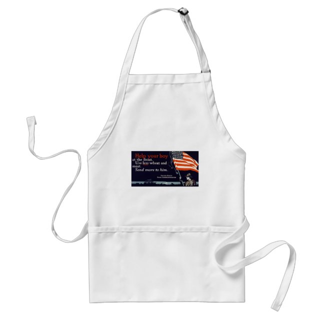 Help Your Boy Adult Apron (Front)