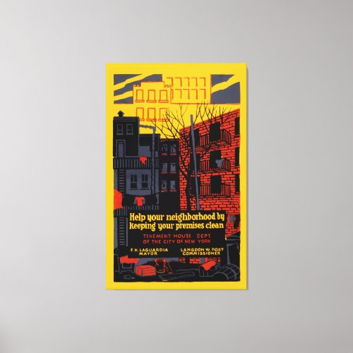 Help Your Neighborhood Canvas Print