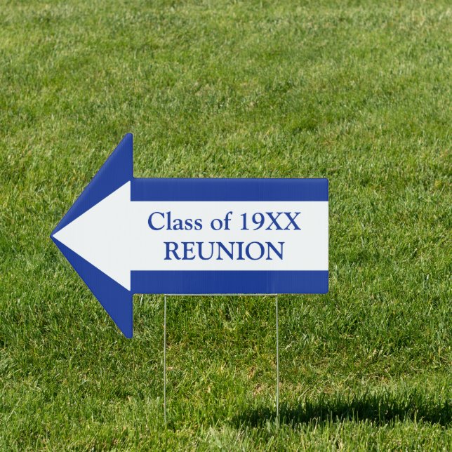 Helpful Class Reunion Finder Sign (Insitu)